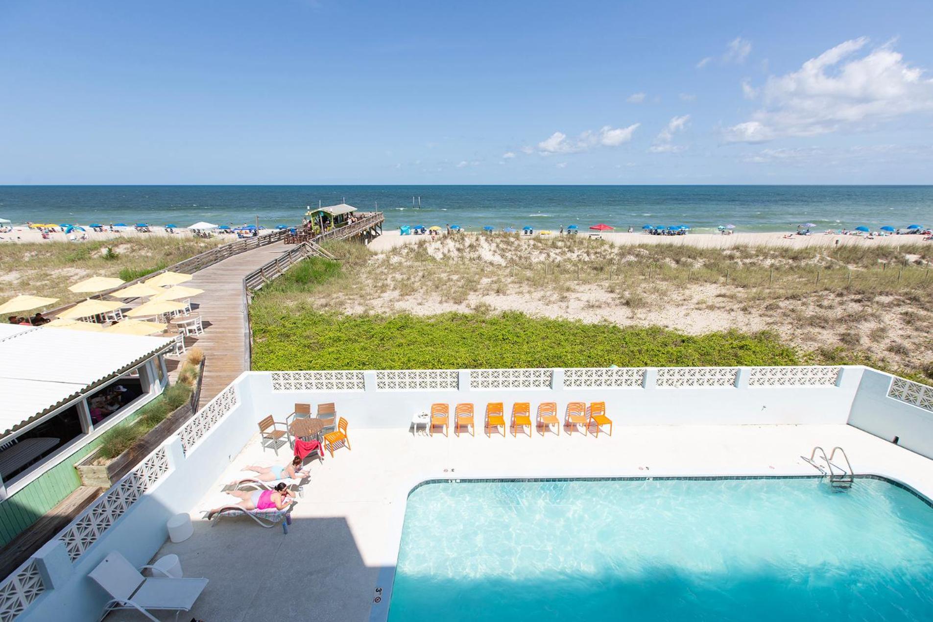 Golden Sands Oceanfront Hotel Carolina Beach Bagian luar foto