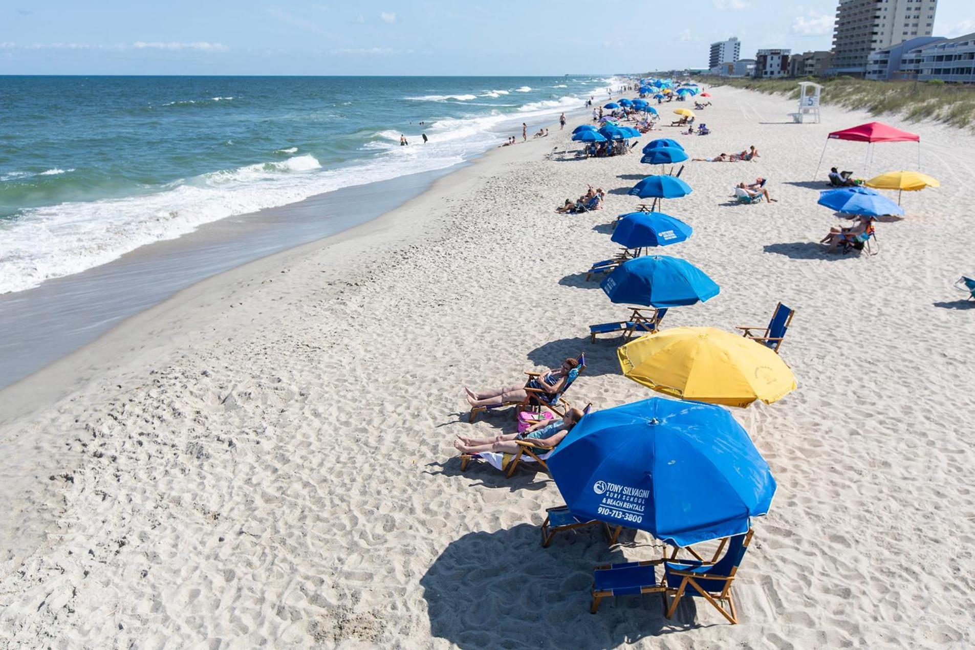 Golden Sands Oceanfront Hotel Carolina Beach Bagian luar foto